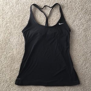 Nike Dri-Fit Black Racerback Tank